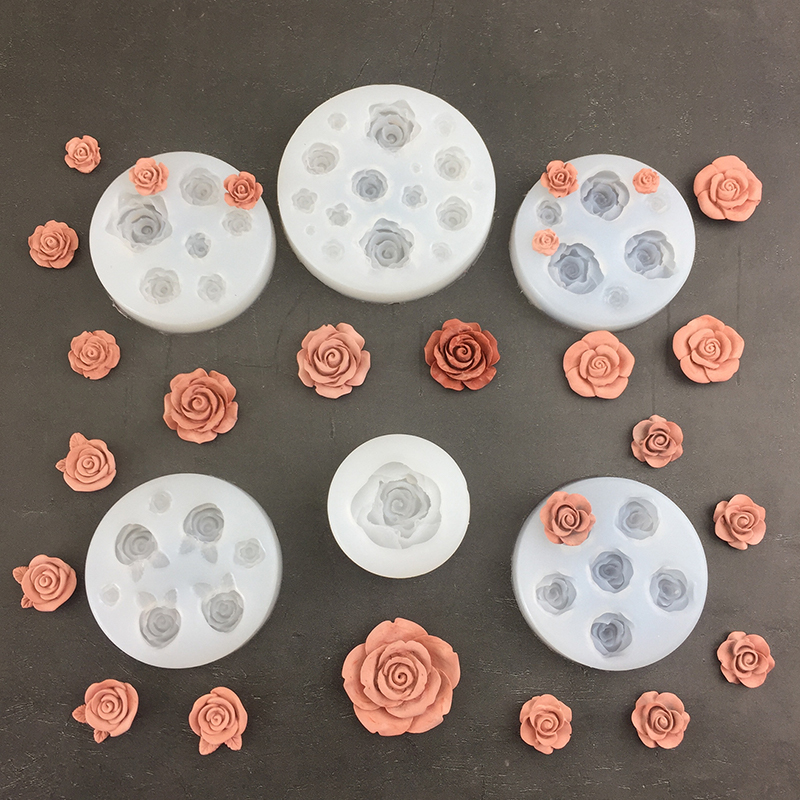 Candle Making Business - 3D Rose Flower Shape Leaf Silicone