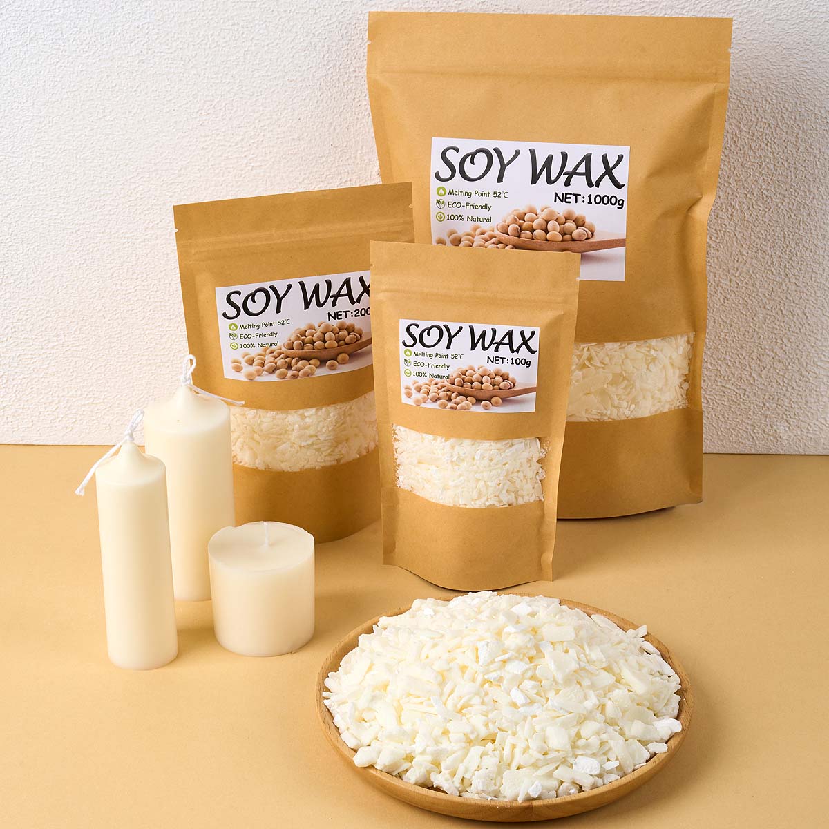 Candle Making Business - 1 Pounds Pure White Soy Wax