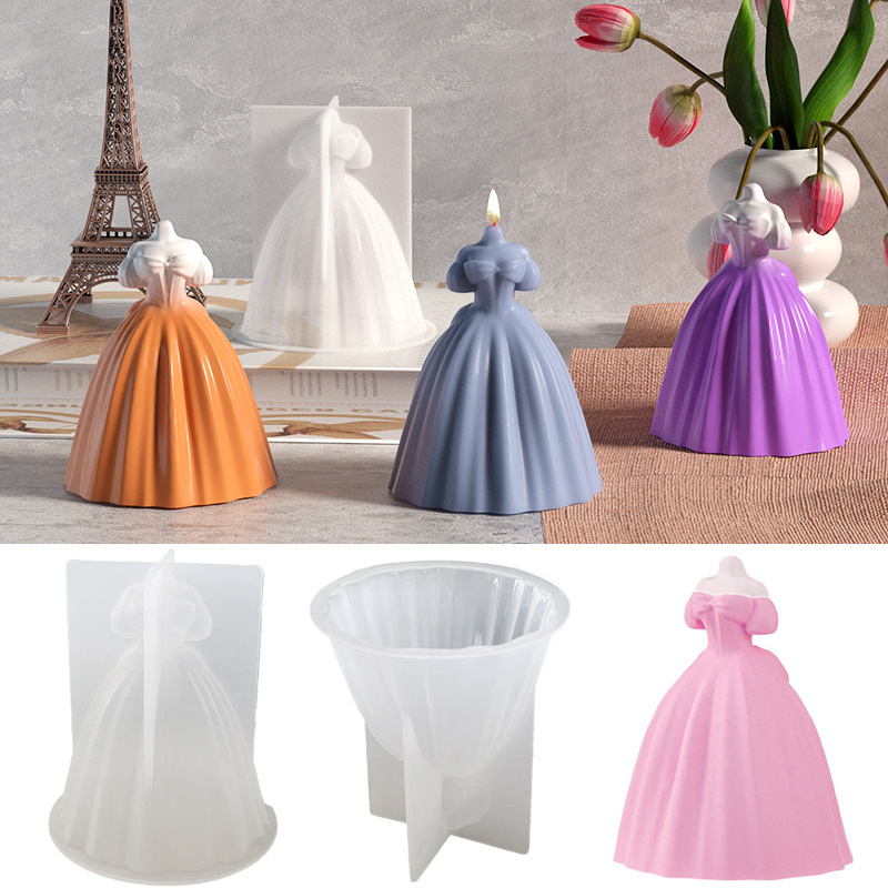 Candle Making Business - Bride Silicone Candle Mold 3D Wedding