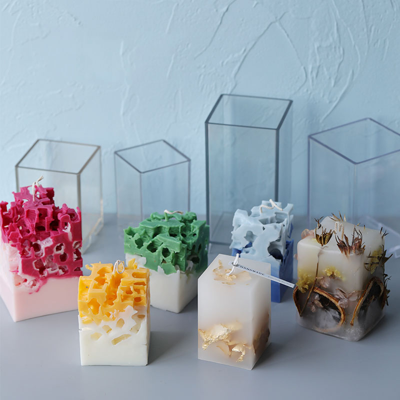 Candle Making Business - 3D Square Rectangle Column Candle Mold