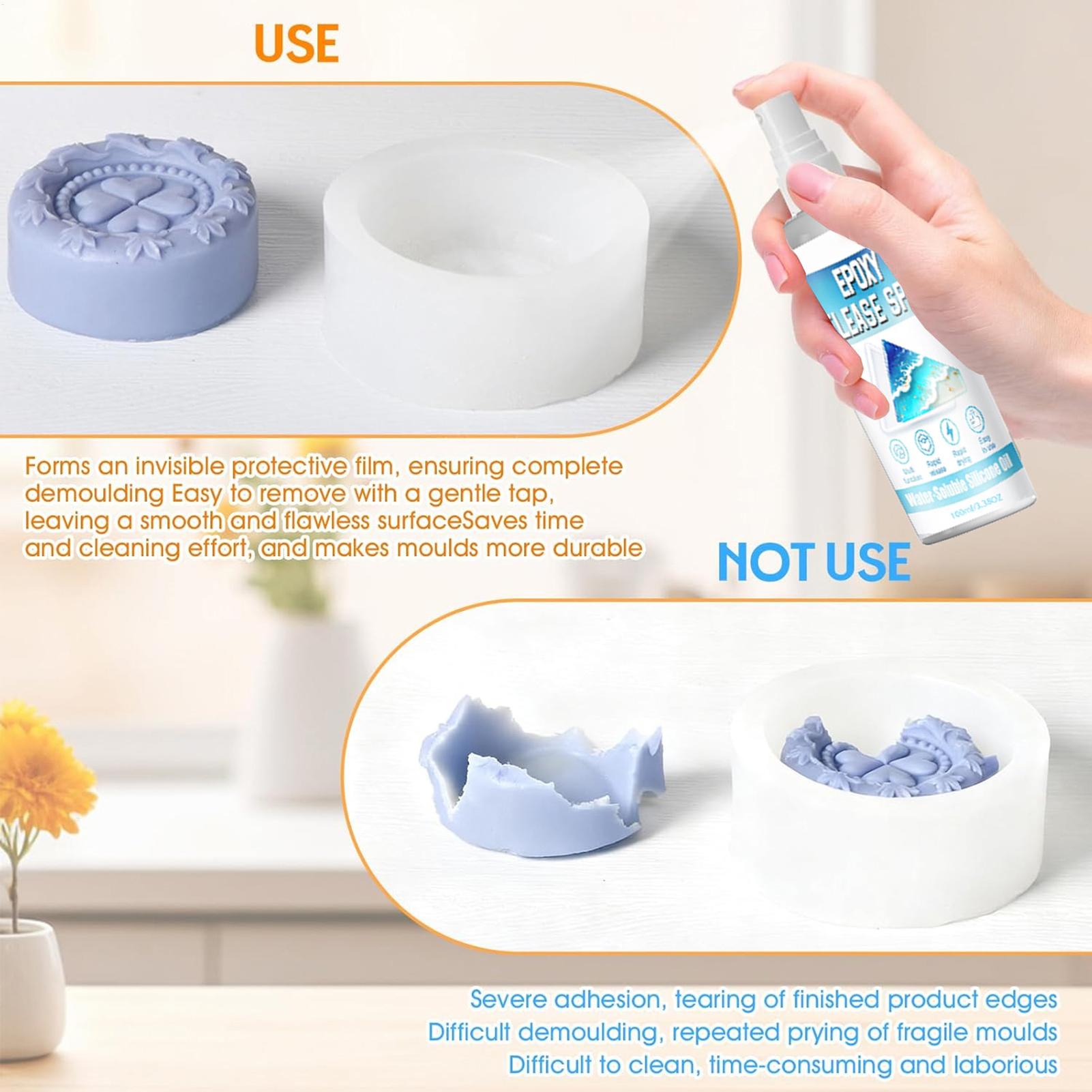 100ml Silicone Release Spray E - огляд і ціна Candle Mold Silicone