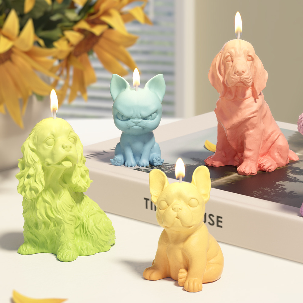 Sitting Labrador Puppy Silicon - огляд і ціна Candle Making Party