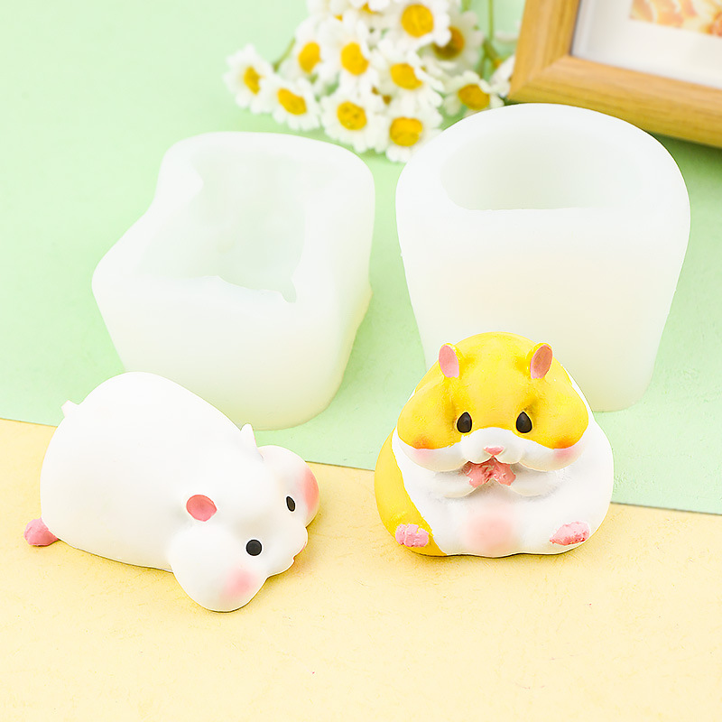 DIY Cute Hamster Mold Chocolat - огляд і ціна Candle Mold Silicone