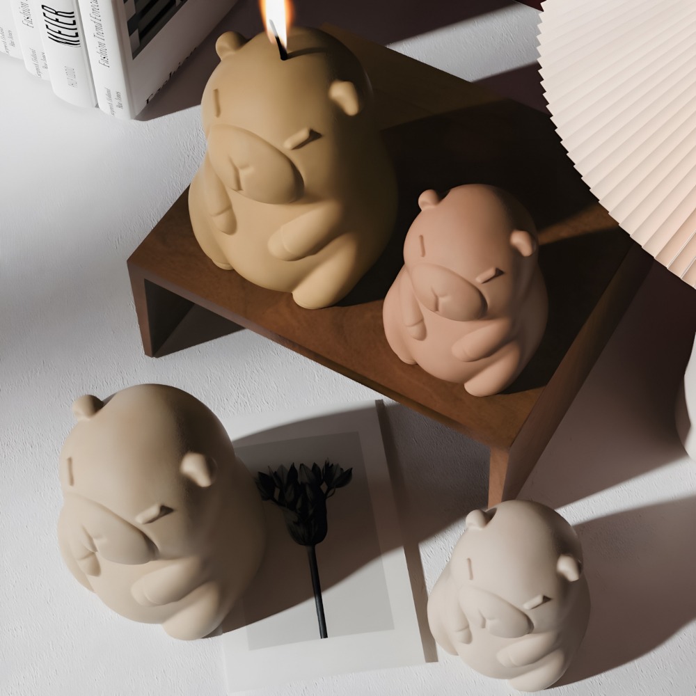 Standing Capybara Scent Candle - огляд і ціна Candle Making Party
