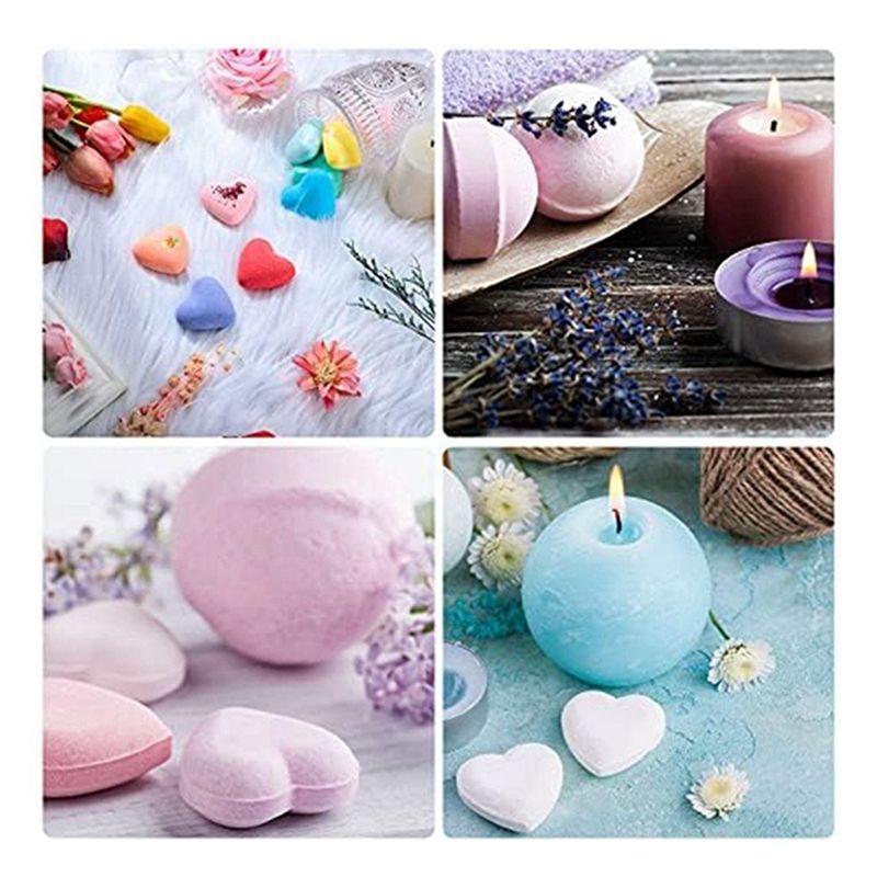 ABKS-24 Pcs 6 Shapes Bath- Mak - огляд і ціна Candle Making Bath