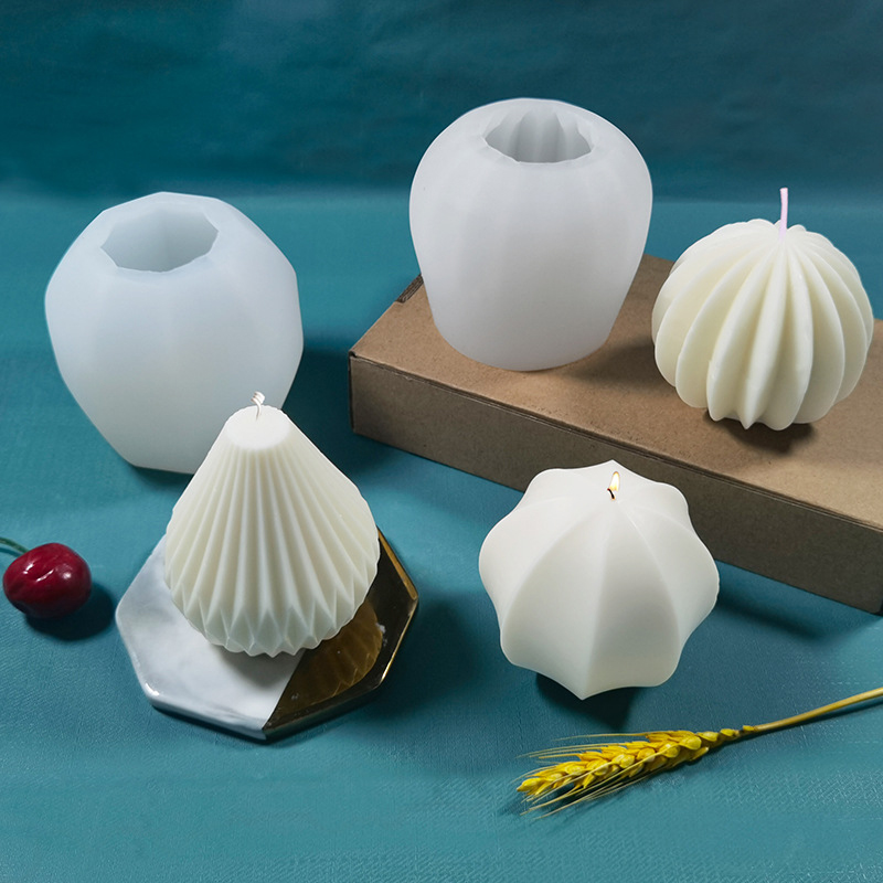 3D Silicone Candle Molds Geome - огляд і ціна Candle Making Bath
