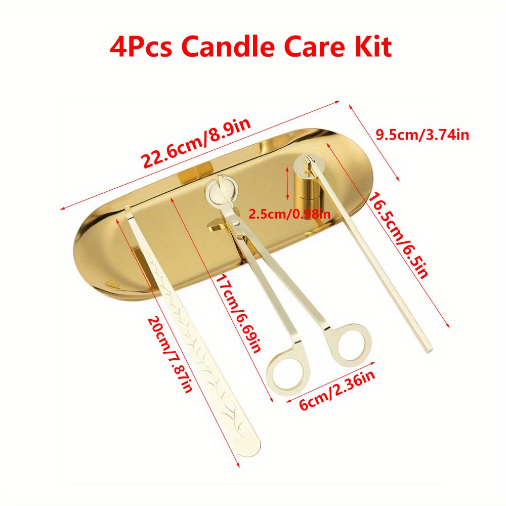 4pcs/set Luxury Candle Care Ki - огляд і ціна Candle Making Business