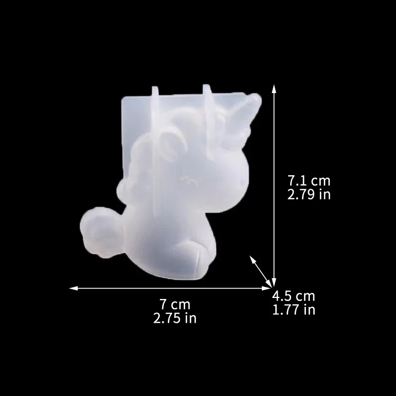 3D Geometric Silicone Unicorn  - огляд і ціна Candle Making Business