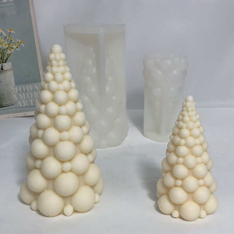 3D Bubble Christmas Tree Silic - огляд і ціна Candle Making Kit