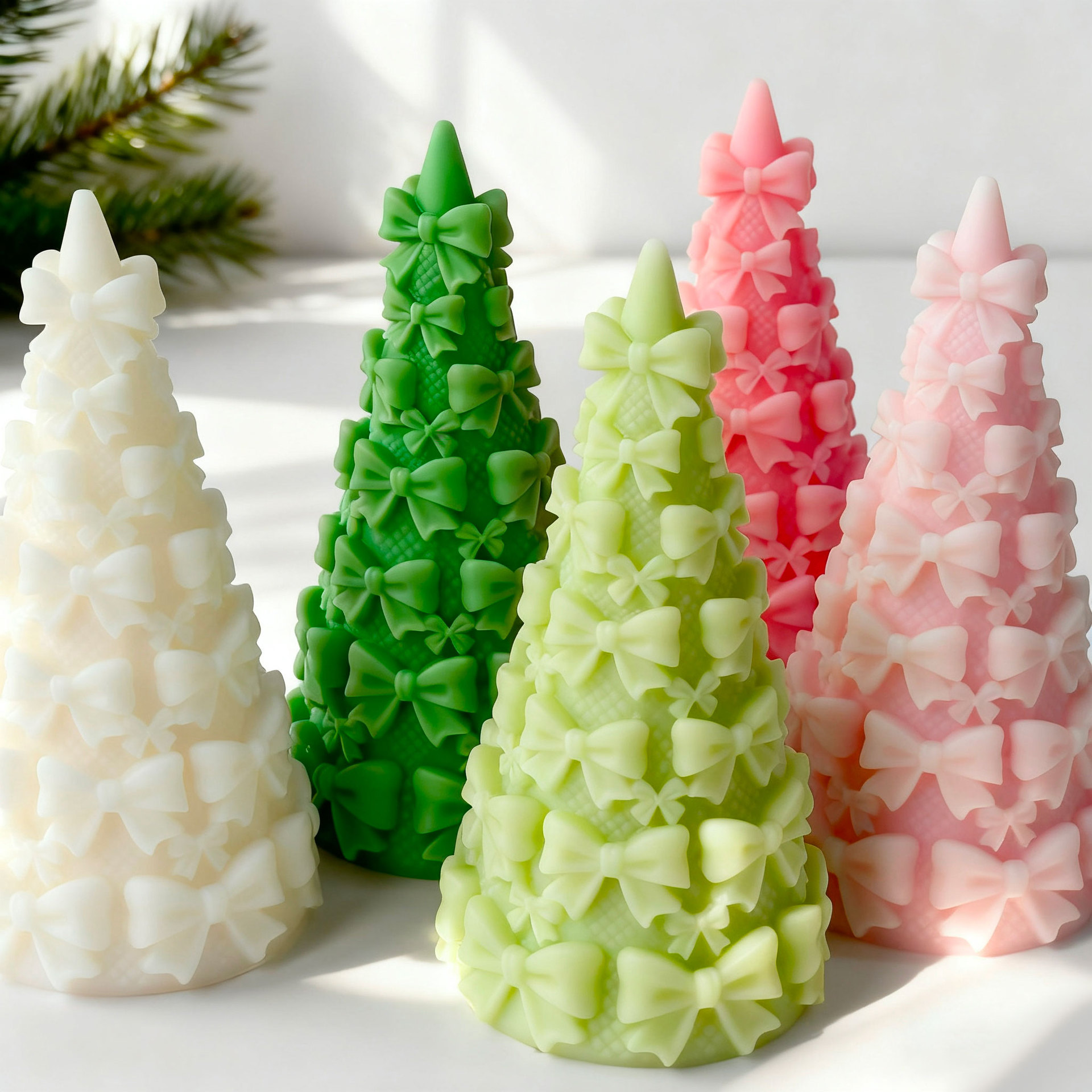 3D Bow Tie Christmas Tree Gift - огляд і ціна Candle Making Party