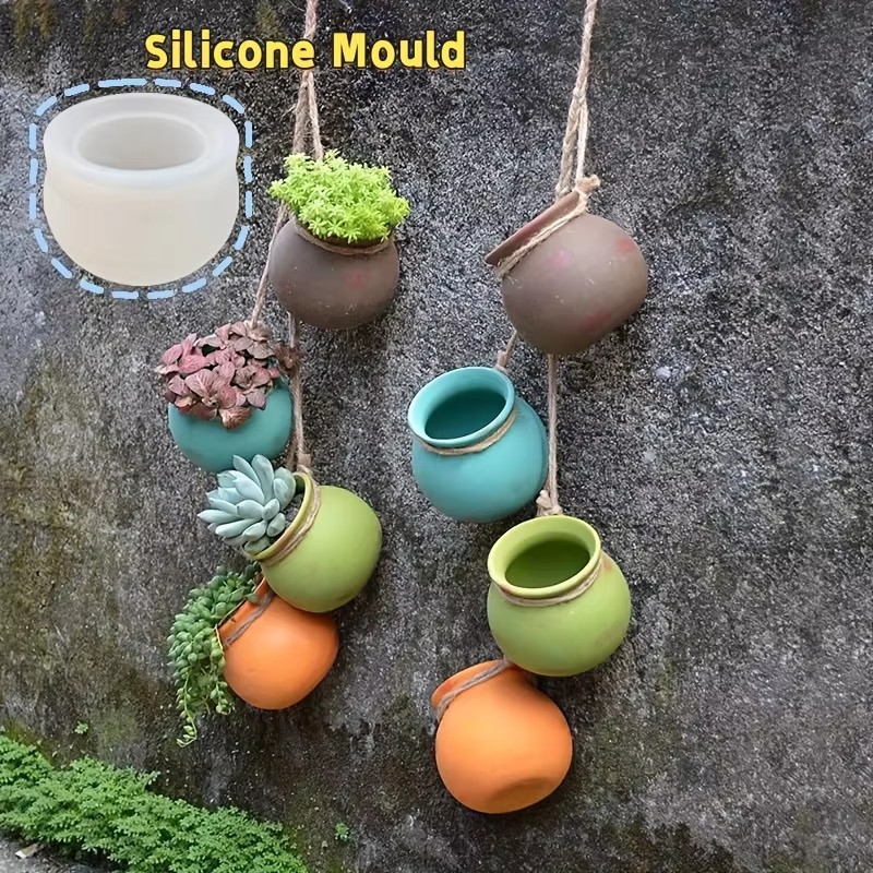 Silicone Flower Pot Molds, Res - огляд і ціна Candle Mold Silicone