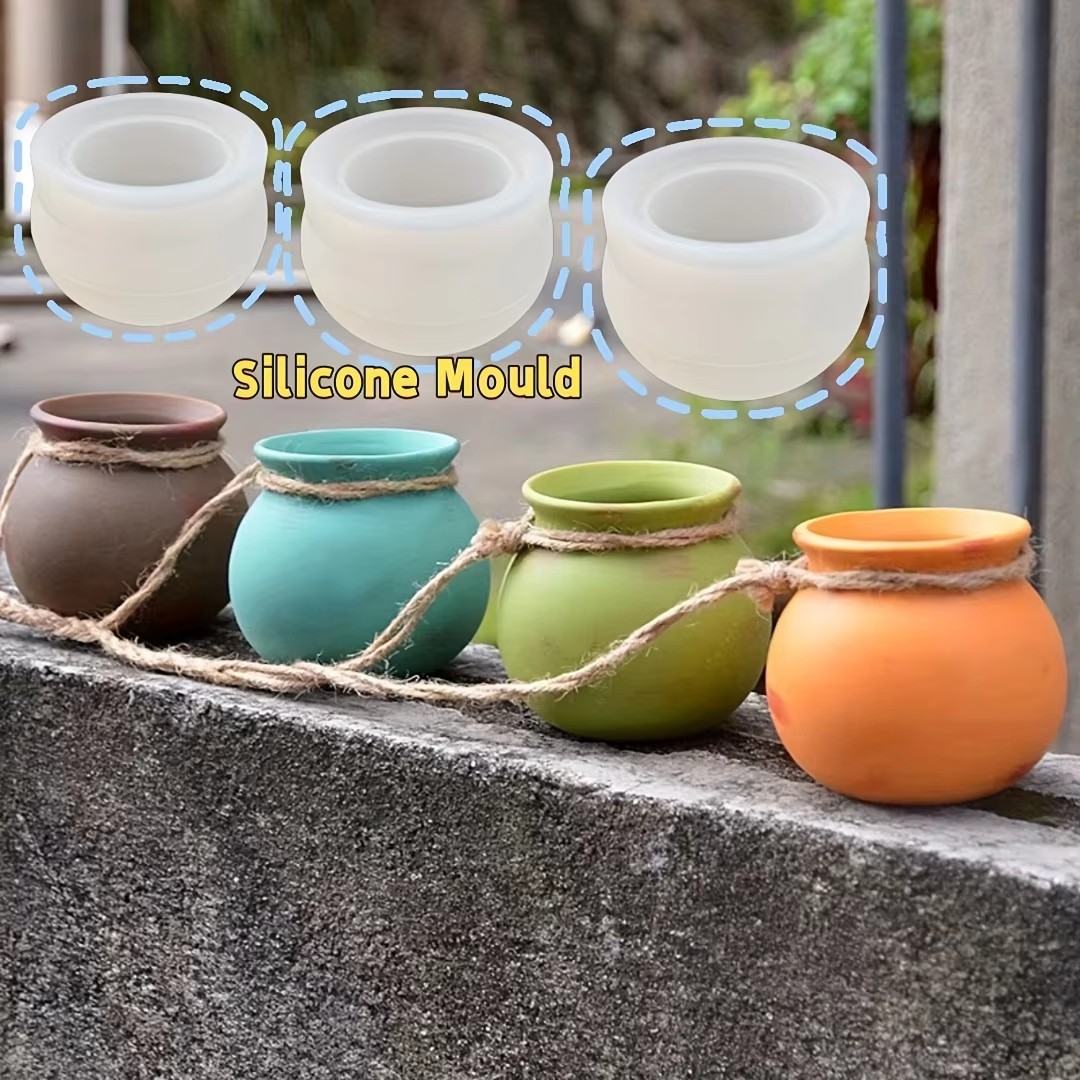Silicone Flower Pot Molds, Res - огляд і ціна Candle Mold Silicone
