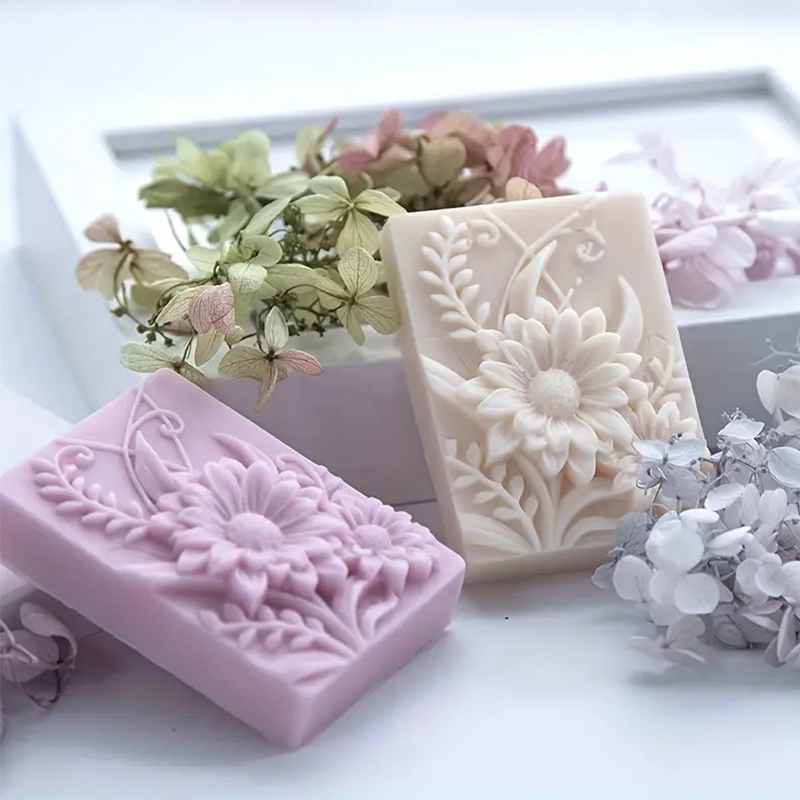 3D Flower Square Soap Silicone - огляд і ціна Candle Making Party
