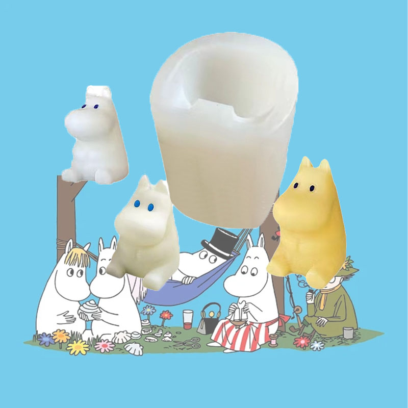 Hot Cute Anime Moomin Series S - огляд і ціна Candle Mold Silicone