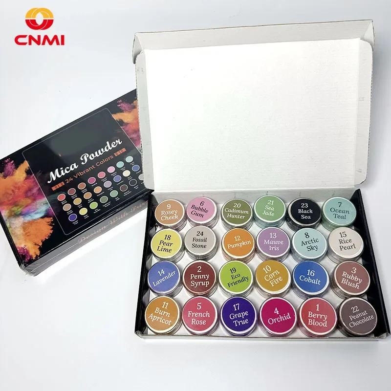 24Colors 6g CNMI Mica Powder C - огляд і ціна Candle Making Bath