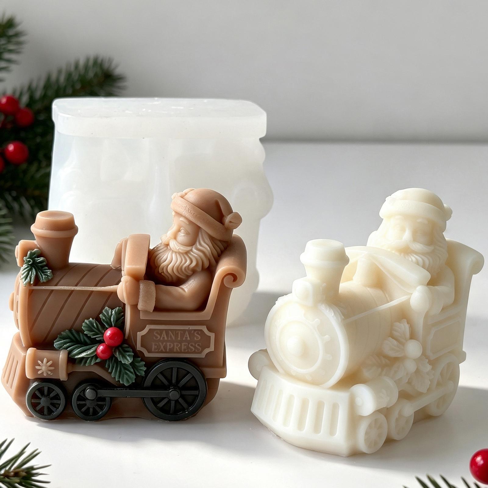 Christmas Candle Mold Train Sh - огляд і ціна Candle Making For Beginners