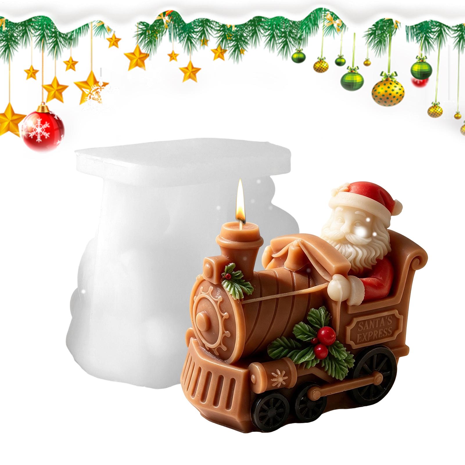 Christmas Candle Mold Train Sh - огляд і ціна Candle Making For Beginners