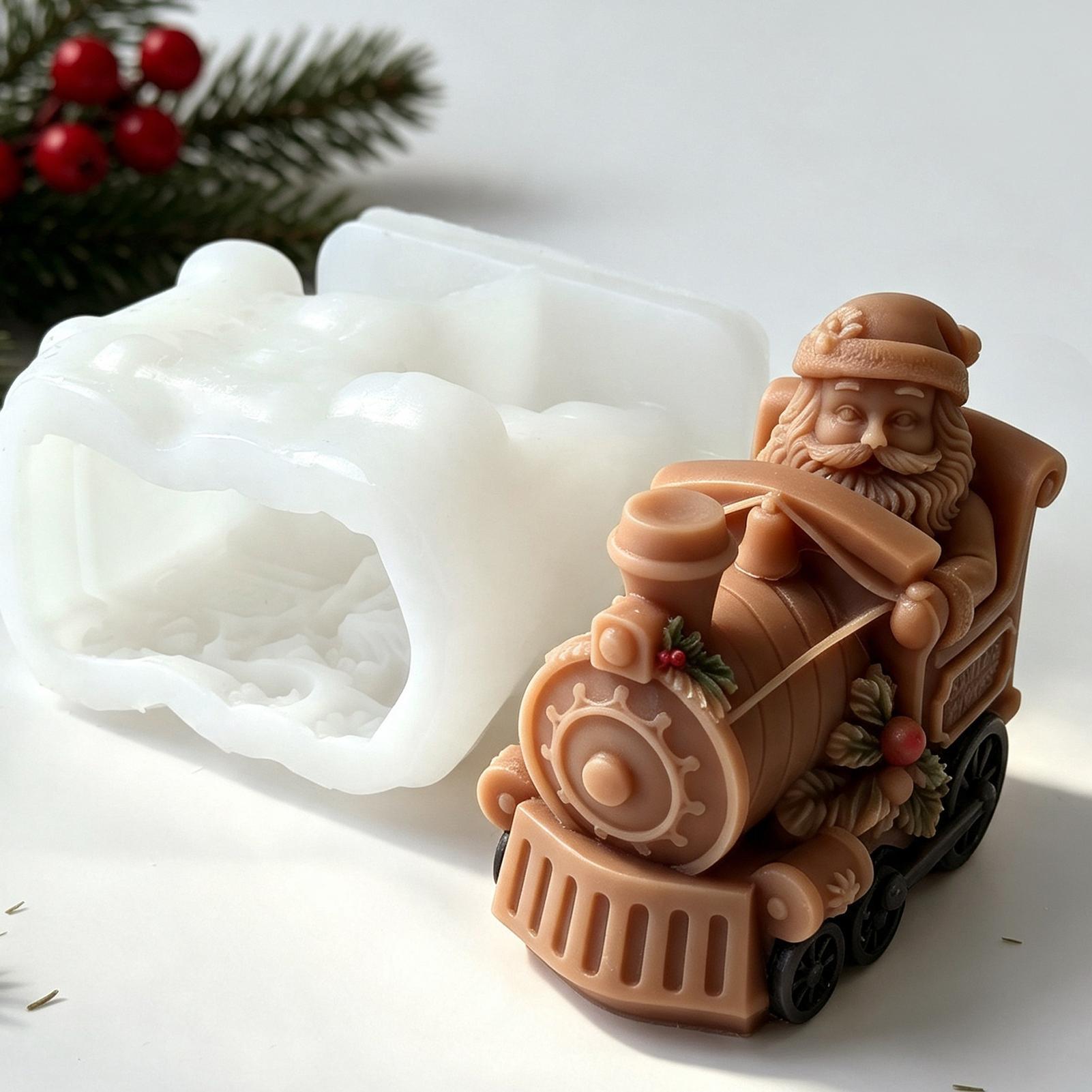 Christmas Candle Mold Train Sh - огляд і ціна Candle Making For Beginners