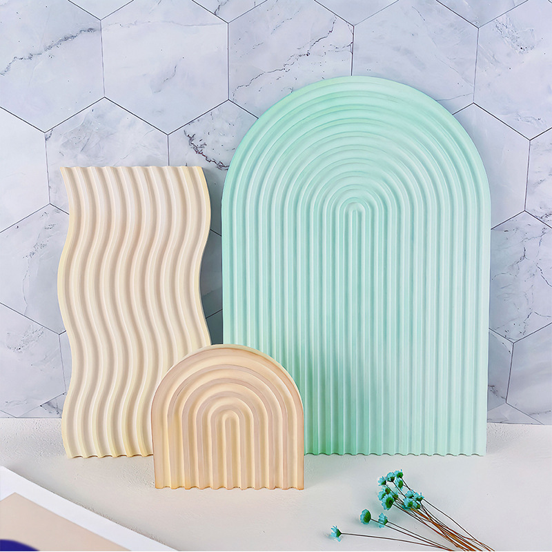 DIY Striped Wave Tray Mold For - огляд і ціна Candle Mold Silicone