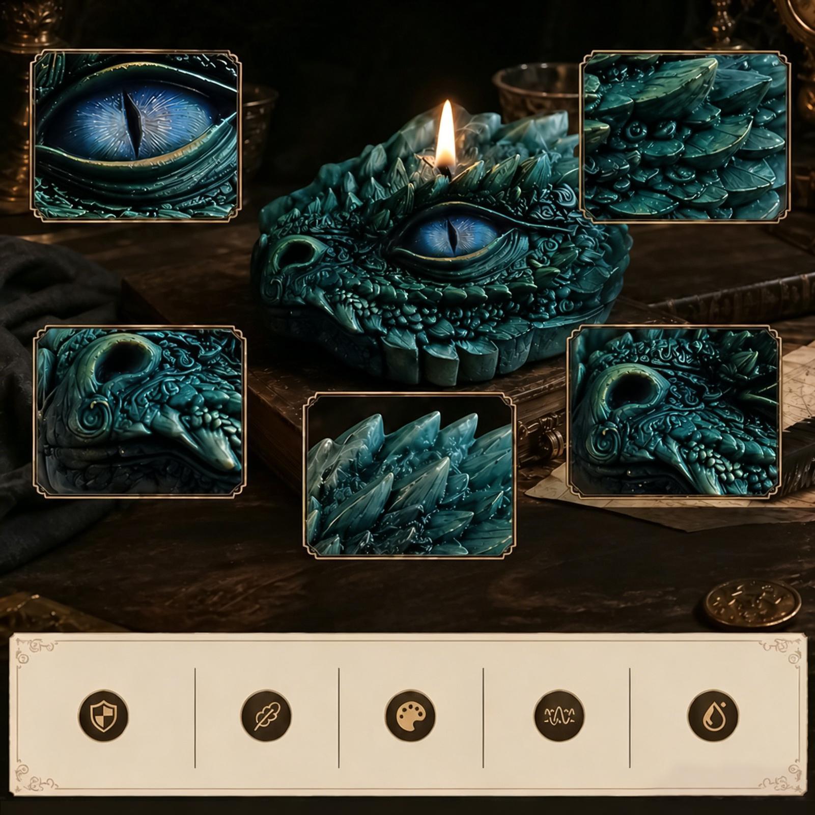 Dragon Eye Silicone Mold Flexi - огляд і ціна Candle Making For Beginners