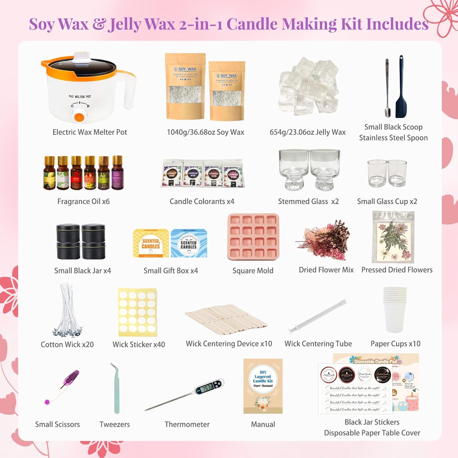 2-in-1 Soy & Jelly Wax DIY Can - огляд і ціна Candle Making For Beginners