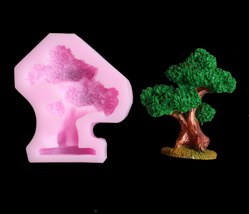 Pine tree silica gel mold DIY  - огляд і ціна Candle Mold Silicone