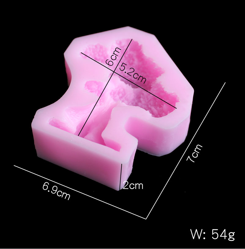 Pine tree silica gel mold DIY  - огляд і ціна Candle Mold Silicone