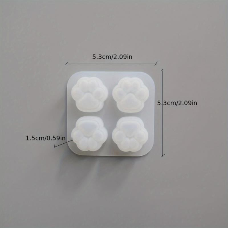 1Cat Paw Pattern Silicone Mold - огляд і ціна Candle Making Kit