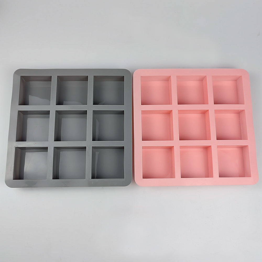 9 Hole Square Silicone Soap Mo - огляд і ціна Candle Making Process