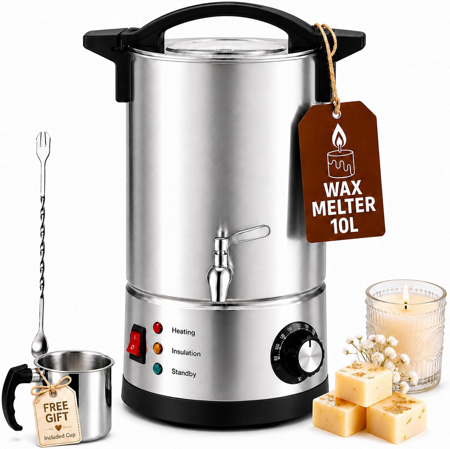 10L Wax Melter for Candle Maki - огляд і ціна Candle Making Tempe