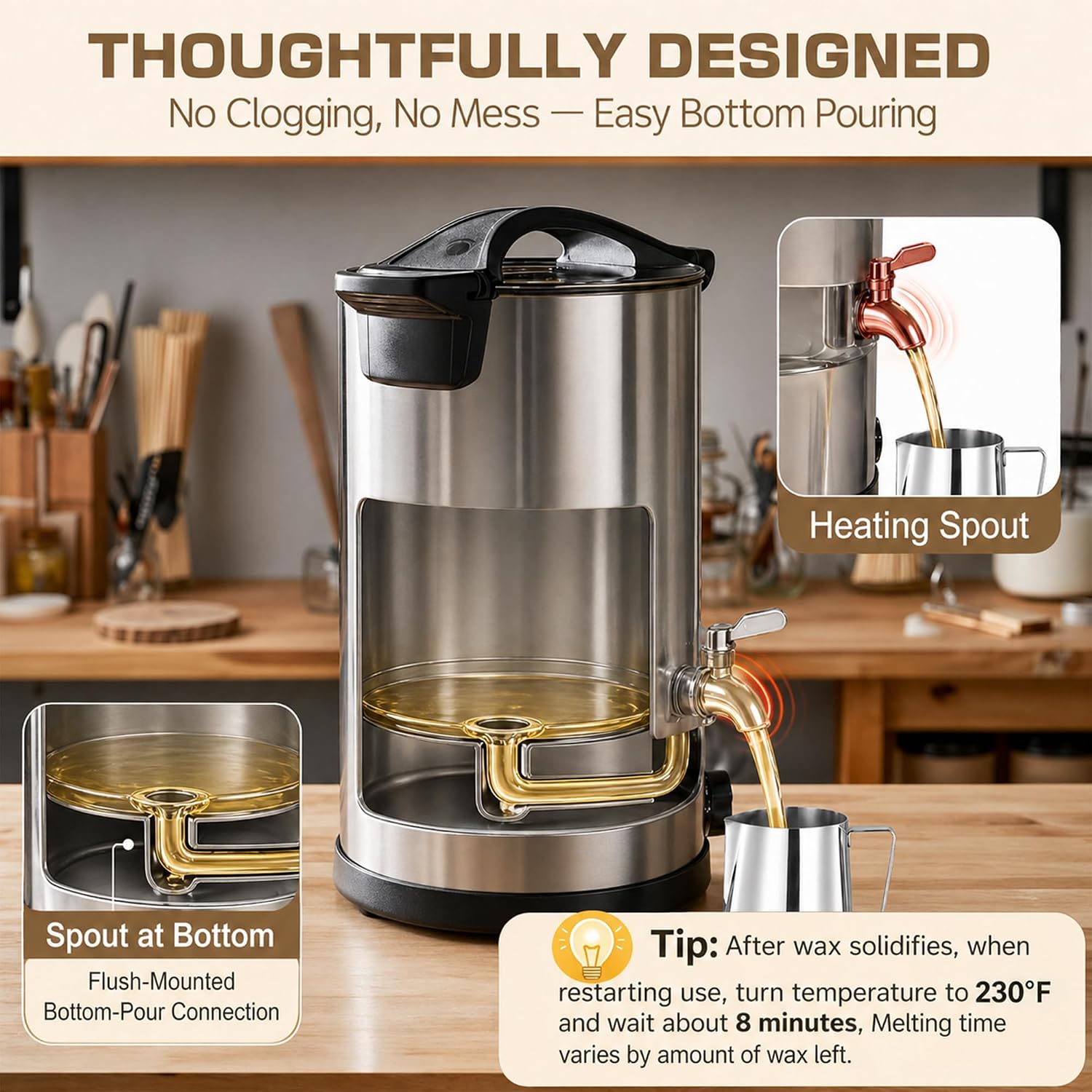 10L Wax Melter for Candle Maki - огляд і ціна Candle Making Tempe