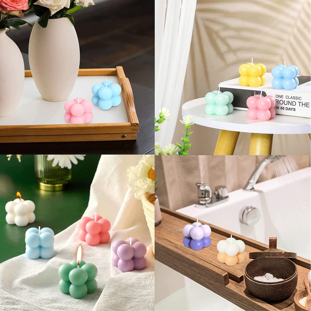 3D Bubble Cube Silicone Candle - огляд і ціна Candle Making Kit