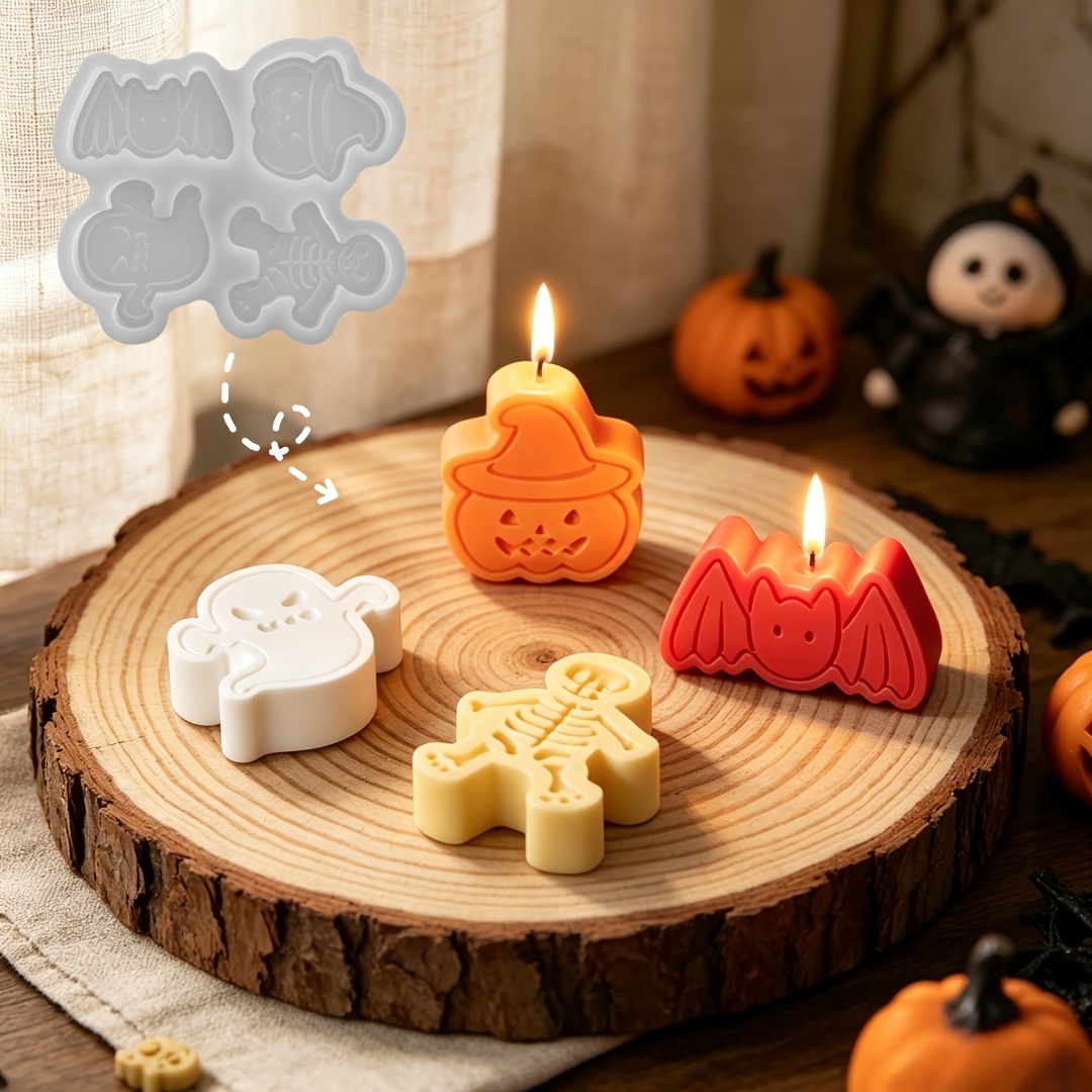 4-cavity silicone resin mold s - огляд і ціна Candle Mold Silicone