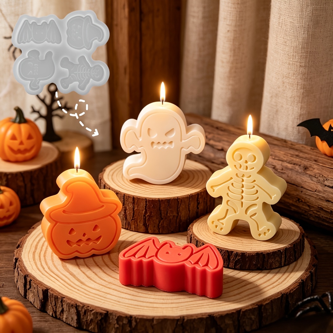 4-cavity silicone resin mold s - огляд і ціна Candle Mold Silicone