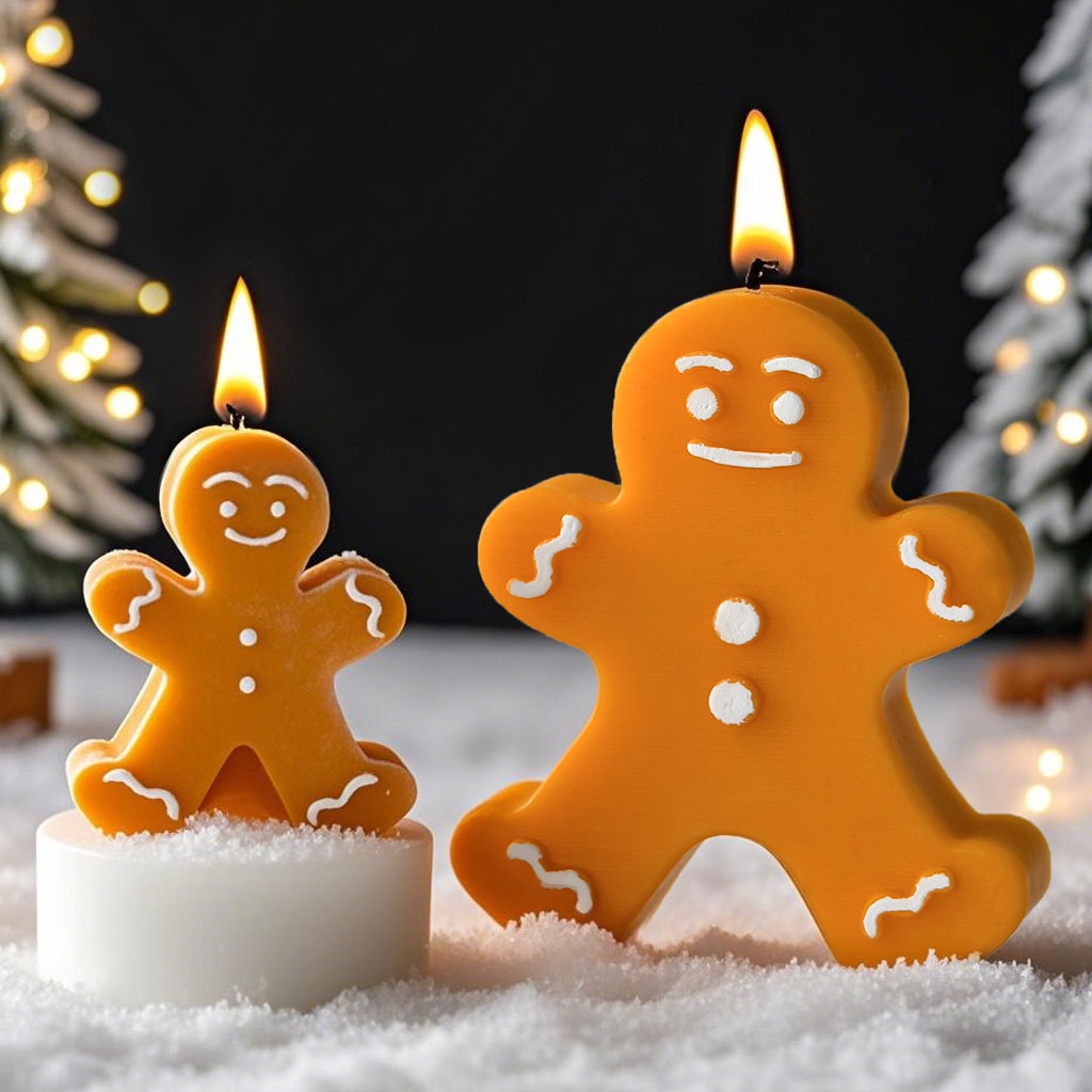 DIY Cartoon Gingerbread Man Si - огляд і ціна Candle Making Party