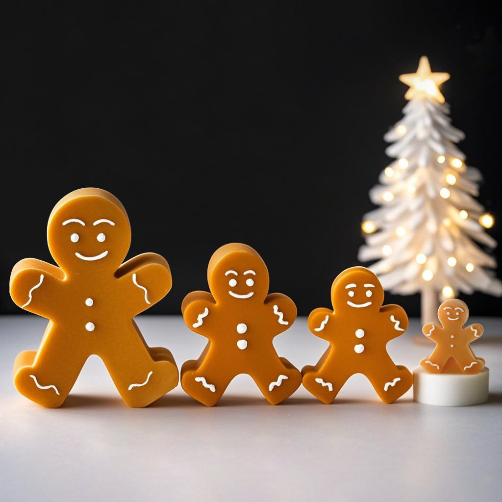 DIY Cartoon Gingerbread Man Si - огляд і ціна Candle Making Party
