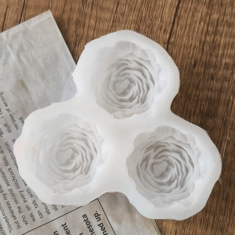 3pcs/set Peony Flower Candle S - огляд і ціна Candle Making Business