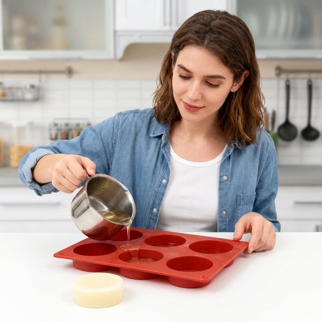 Round Silicone Soap Mold DIY H - огляд і ціна Candle Making Business