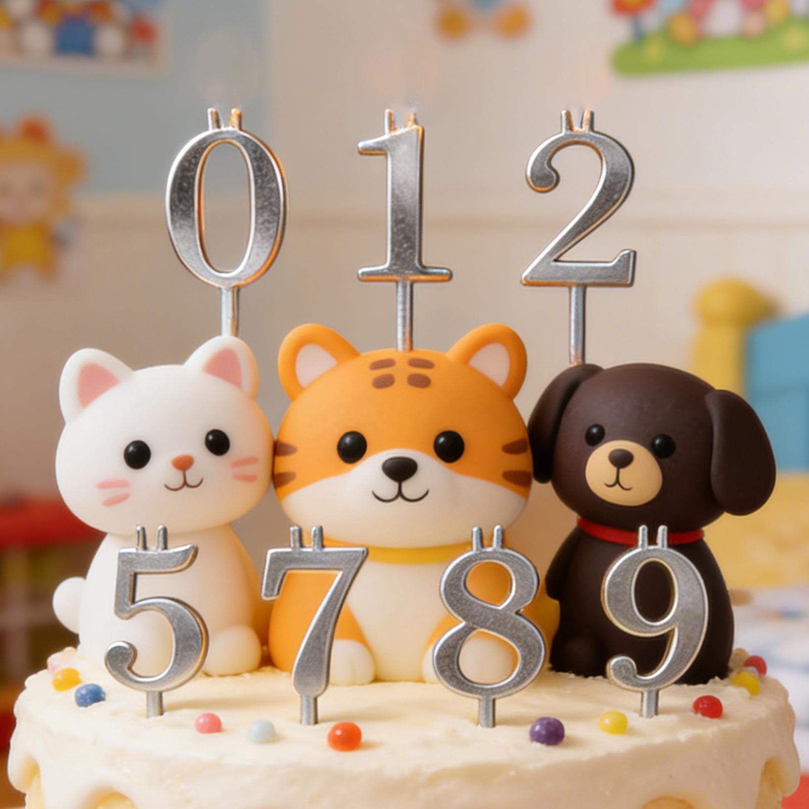 10pcs 0-9 Number Cake Toppers  - огляд і ціна Candle Making Business